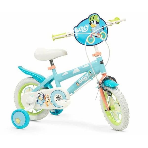 Trehjuling - BLUEY - Bluey - 12 tum - Stål - Universal - Blå