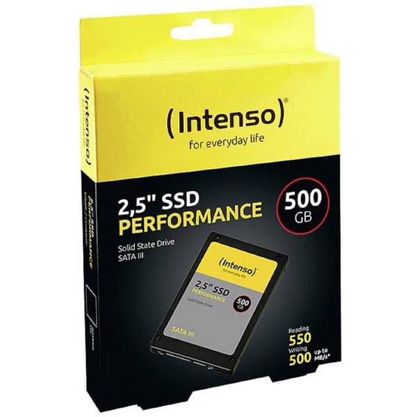 Intenso Performance 500 GB intern SSD SATA III 3814450