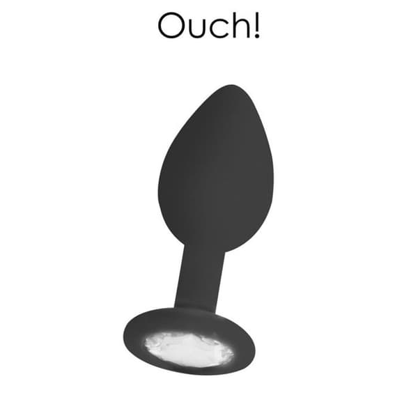 Goddess Anal - PLUG DIAMOND - Regular Butt - Akryl och Silikon - Svart - 7 cm lång