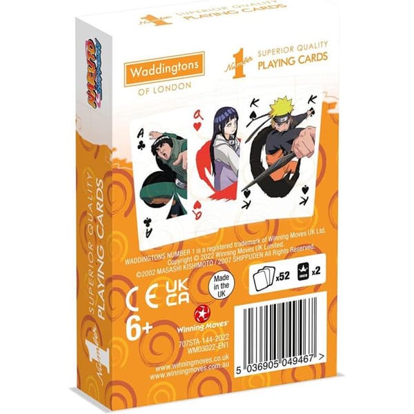 Set med 54 kort - Naruto-tema