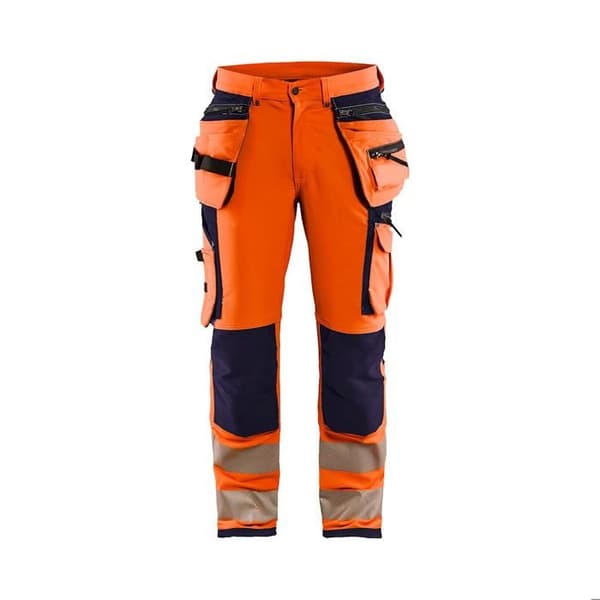 Blaklader 4D stretch arbetsbyxor med hög synlighet