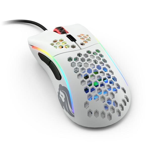 Souris Gaming - Glorious PC Gaming Race - Modell D - Vit - Trådad - Optisk