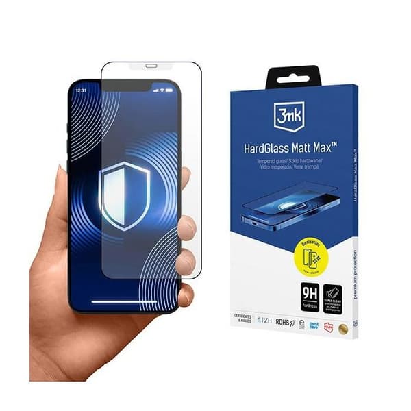 Härdat glas för iPhone 12 Pro Max 3MK HardGlass Matt Max