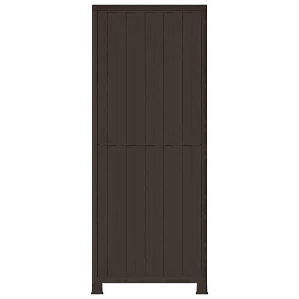 vidaXL Plastskåp 68x39x171,5 cm