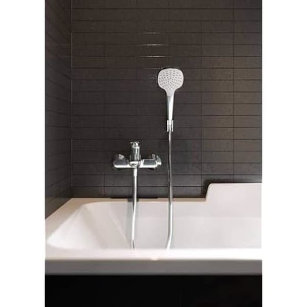 Blandare bad/dusch LOGIS 71409 - HANSGROHE - Krom - Enkelhåls - Fix
