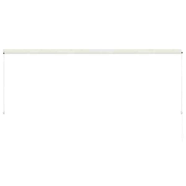 vidaXL Utdragbart markis 350x150 cm Kräm 143768