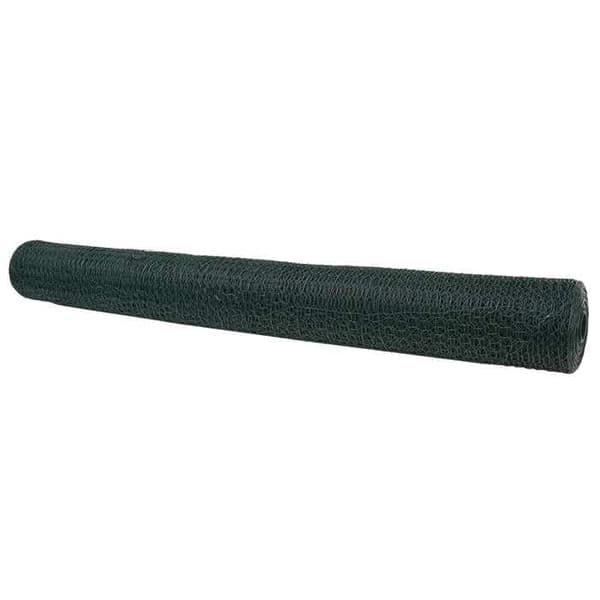 vidaXL Hexagonal stängsel Grön 1,2 x 10 m PVC 42005350