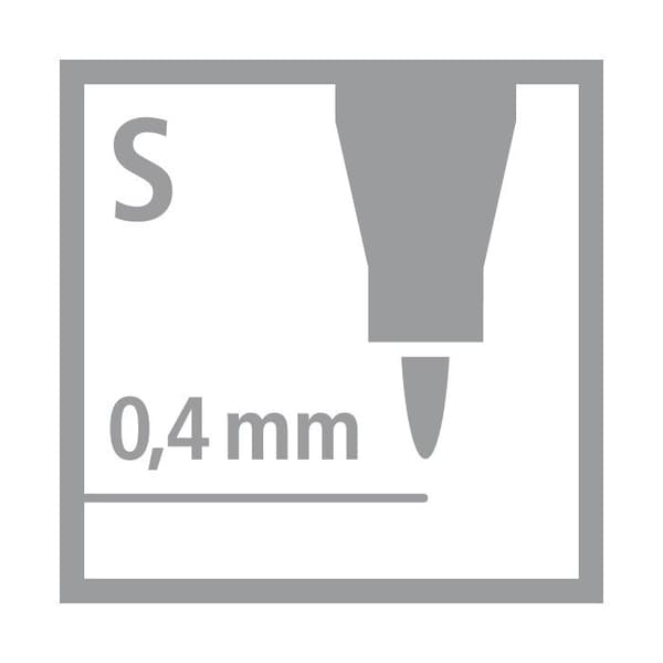 Stabilo permanent marker write-4-all s, svart,…