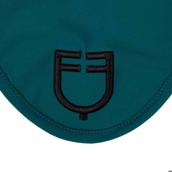 Flughuva för häst med Equestro-logotyp - Grön - Full