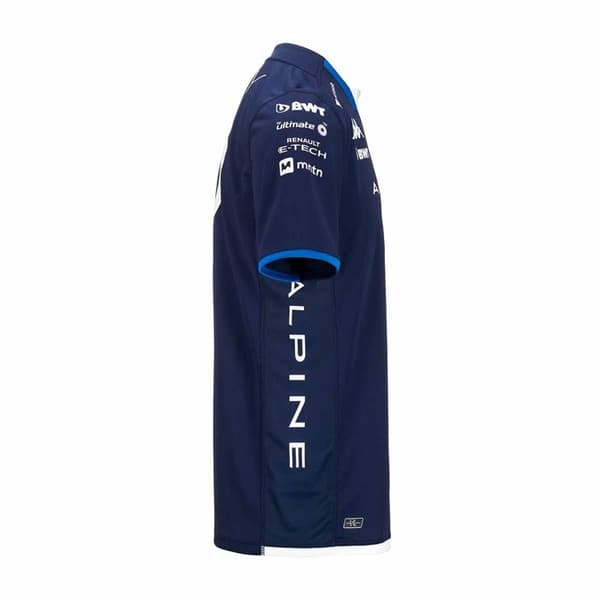 Formel 1-tröja - KAPPA - KOMBAT Gasly nr 10 - Blå - 100% polyester - Rak passform