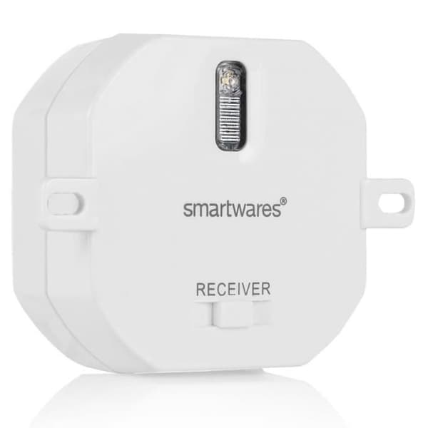 Smartwares Sovrumsbrytarset 8x8x1,7 cm Vit