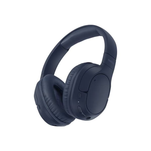Hörlurar - BELKIN - SoundForm Surround - Trådlös - Bluetooth - Blå