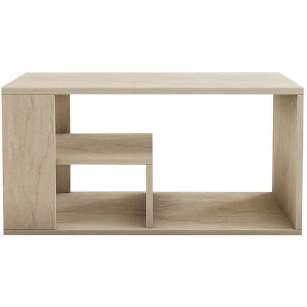Soffbord - EROS - Rektangulär - Travertin - 80 x 50 x 40 cm