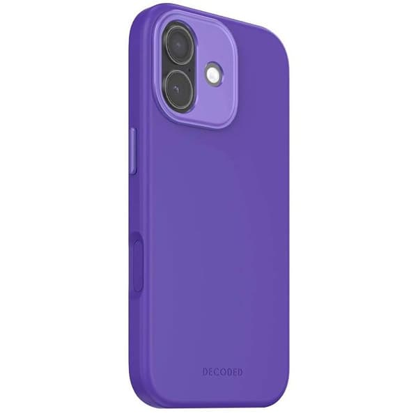 Silikonskal - DECODED - iPhone 17 - Antimikrobiell - Kompatibel med MagSafe - Lila