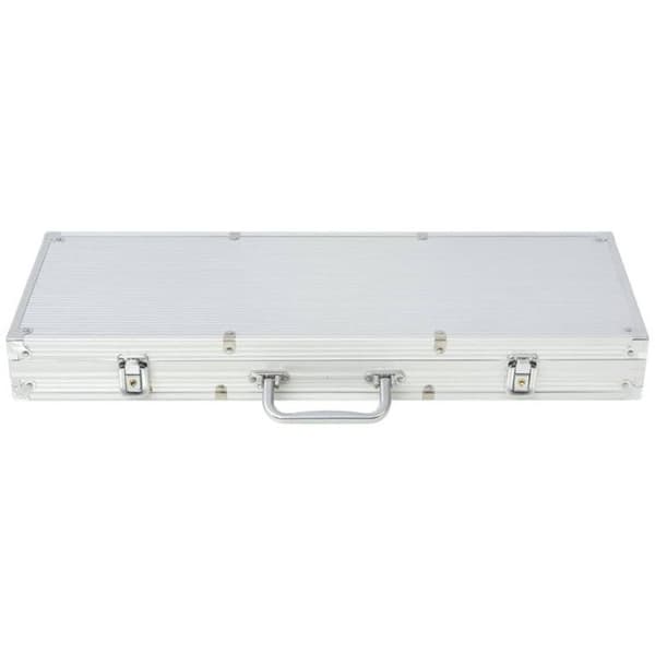 vidaXL pokerfodral med 500 laseraluminiumchips