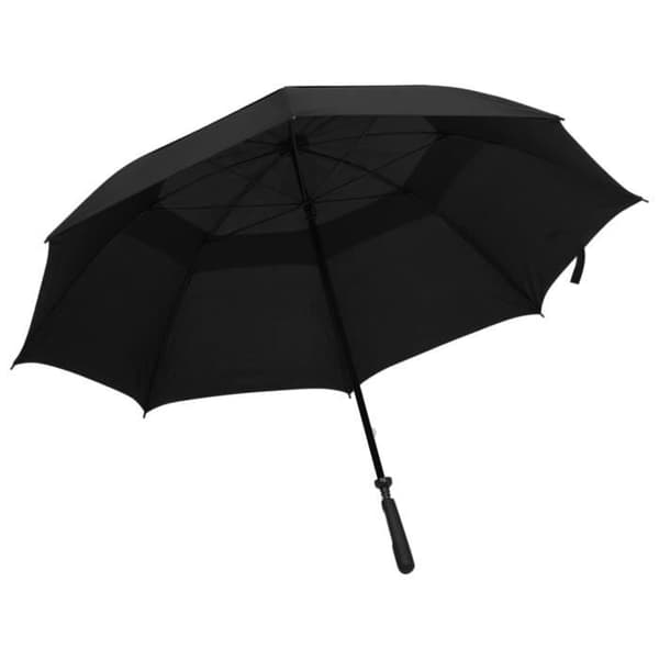 vidaXL Paraply, Svart 130 cm