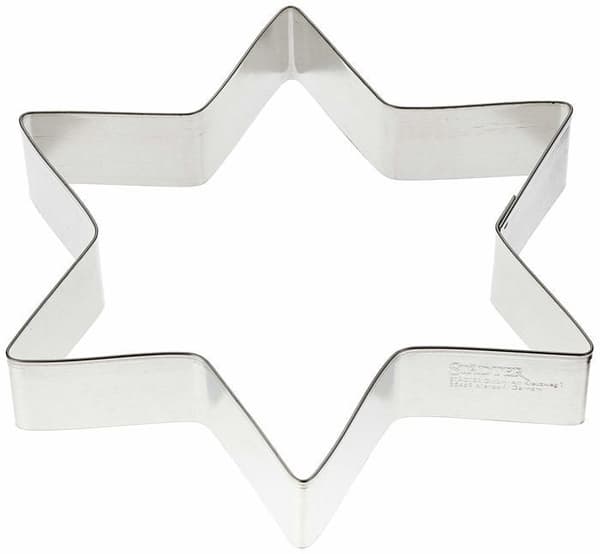 Utstickare - 050082 - 6 grenar - Plåt - 18 x 3 cm