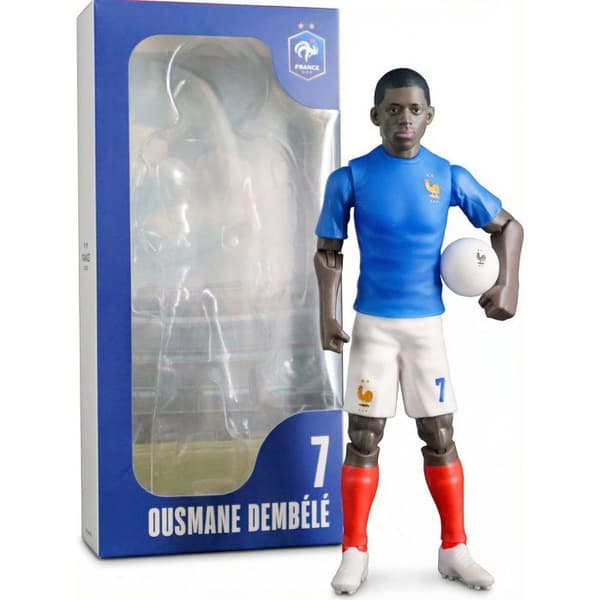 Rörlig figur - Frankrikes lag - MEGABLEU - Dembélé nummer 7 - 20 cm