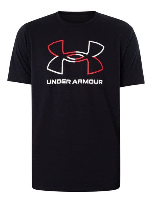 UNDER ARMOR FOUNDATION KORTÄRM T-SHIRT SVART