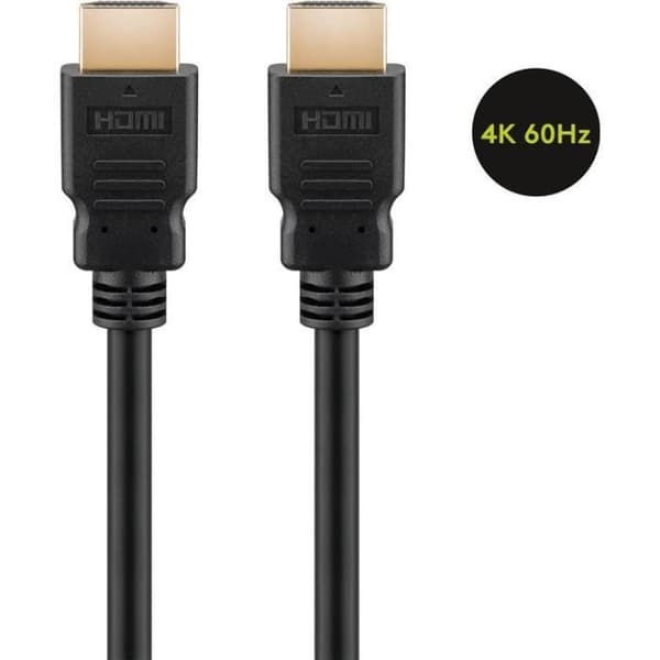 High Speed HDMI™-kabel med Ethernet typ A till typ A 1,5 m