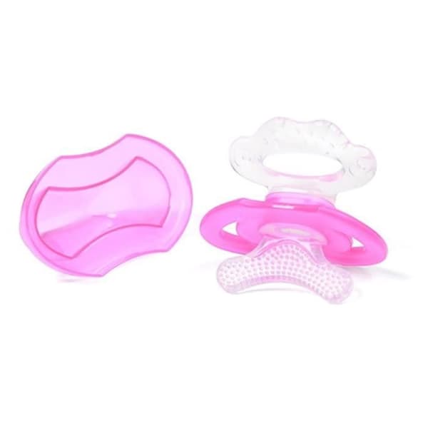 BabyOno tuggummin tänder 3m+ rosa