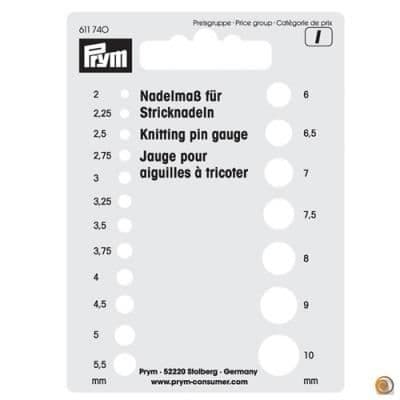 Stickmålare - PRYM - Vit - Med upphängningshål