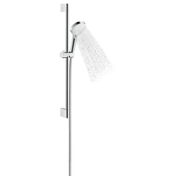 Duschset HANSGROHE Crometta Vario EcoSmart stång 65 cm vit krom
