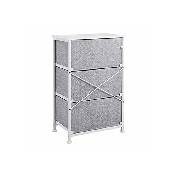 Kommod - Amazon Basics - BSK-006WH - 3 lådor - Vit - Samtida