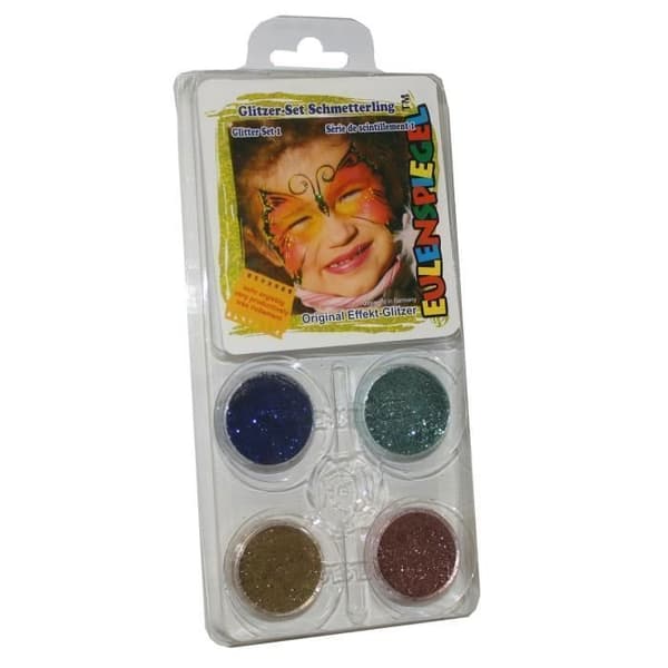 Kosmetiska smycken för barn - The Mischievous Face Glitter Pattern Set (En storlek)