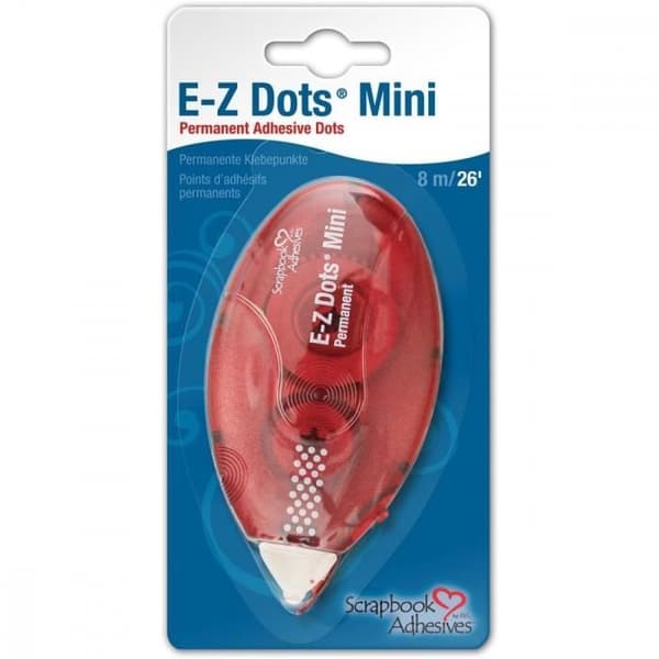 SCRAPBOOK ADHESIVES® BY 3 L E-Z Dots Mini Permanent Adhesive Dispenser - 8 m