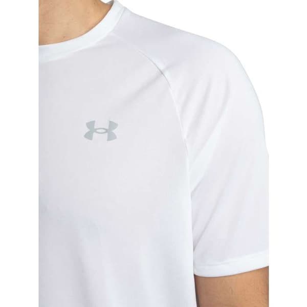 T-shirt Herr - Under Armour - Tech 2.0 - Vit - Polyester - Korta ärmar