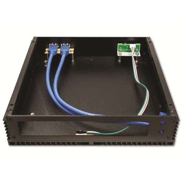 IPC-hölje - INTERTECH - IP-40 - Svart - Serial ATA-600 - Passiv kyld