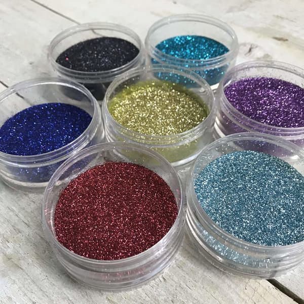 Kort - VIT BOMULLSKORT - PD193-6 - 6:e bröllopsdag - handgjord - glitter och strass