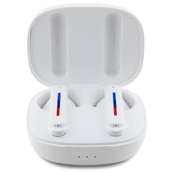 Bluetooth TWS-hörlurar - BMW - Vit - ENC - 5 timmars batteritid - Bluetooth 5.3