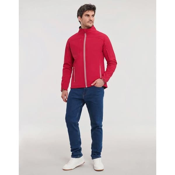Russell Athletic Bionic softshell-jacka - klassisk röd