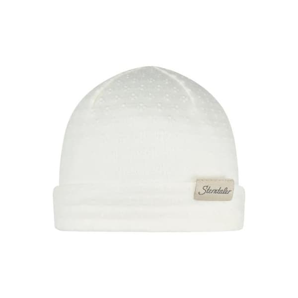 Texturerad mössa för babyflicka Sterntaler - Vit - 39/41 cm