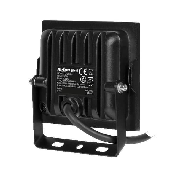 LED-halogenprojektor 30 W 4000 K IP65 Rebel