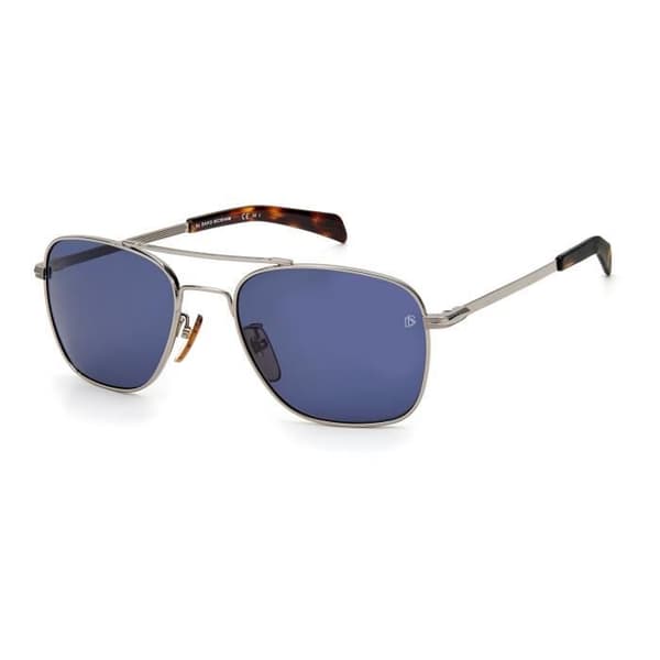 David Beckham solglasögon 7019/S cat.3 wayfarer rostfritt stål silver/blå