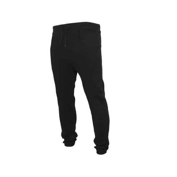 Bygg ditt varumärke Heavy Deep Crotch Sweatpants Herr, Svart, S