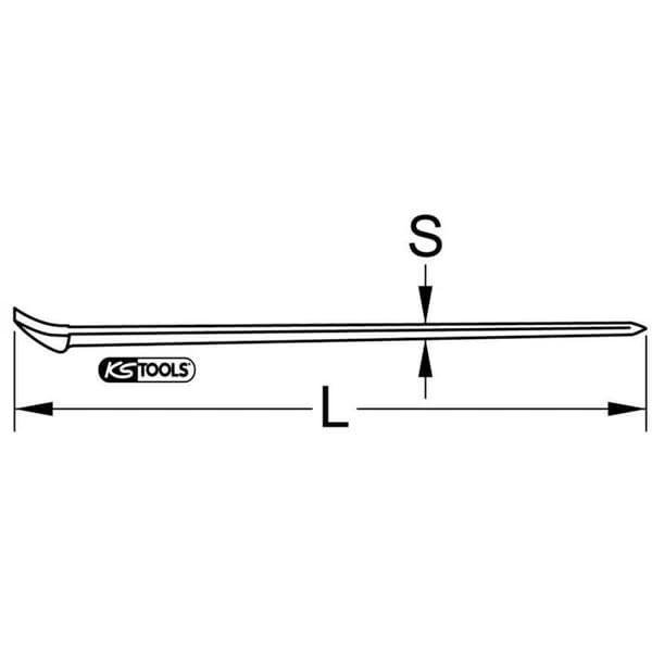 Pied-de-biche BRONZEplus 450 mm KS Tools 963.9720