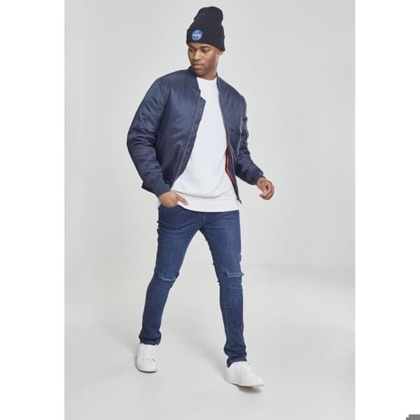 Jacka - Urban Classics - Basic Bomberjacka - Mörkblå - Unisex - Vuxen