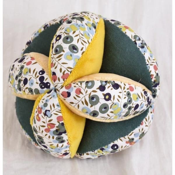 Sensoriska bollar Lejon boh'aime - DOUDOU ET COMPAGNIE - Gosedjur/Doudous - Gul