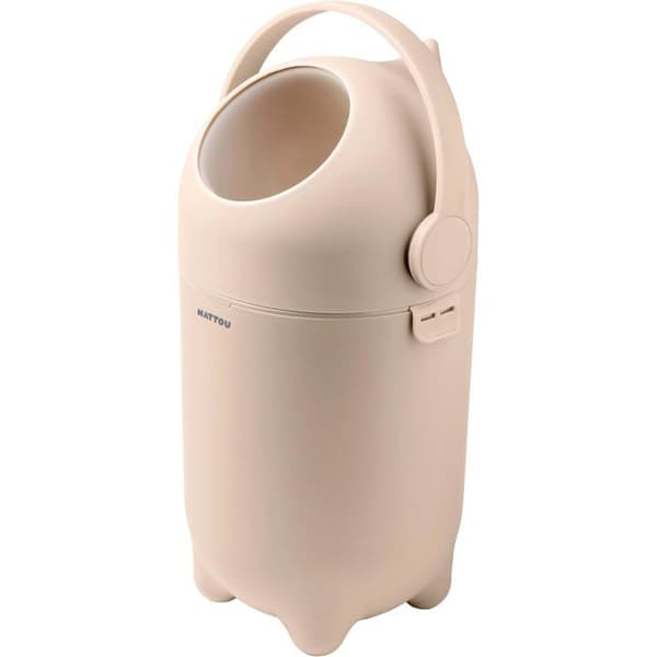 Nattou Dropy Beige Blöjbucket - Luktresistent, Enkel Öppning