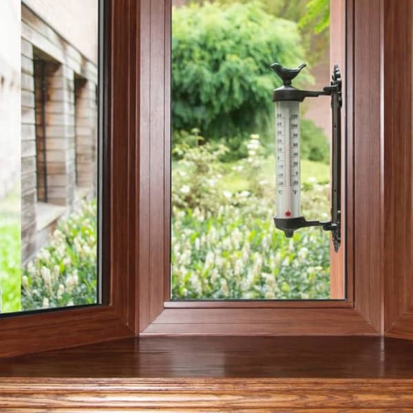 Esschert Design Väggtermometer Gjutjärn Brun BR20