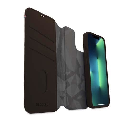 Coque - Avkodad - iPhone 14 Plus - Premium läder - Avtagbar folio - MagSafe