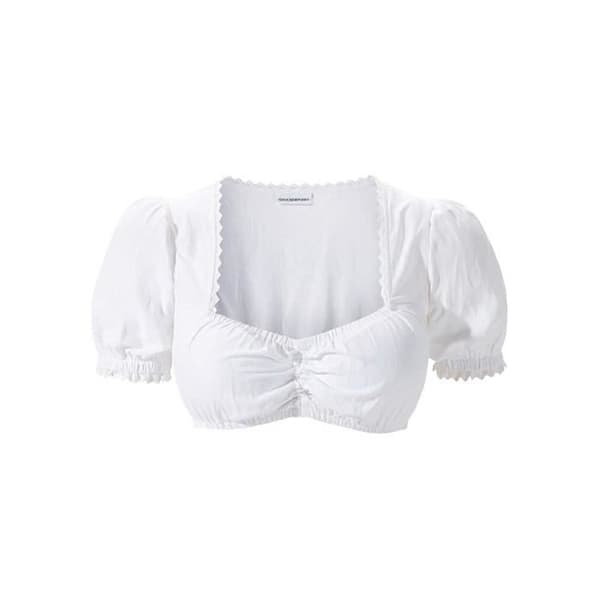 Blus - Stockerpoint - B-3030 - Dam - Vit - Storlek 42 - Korta ärmar