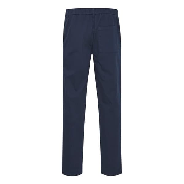 Pantalon Solid Filip Struktur Elas.