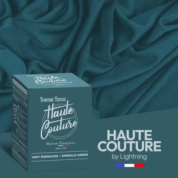 Smaragdgrön haute couture tygfärg 350g