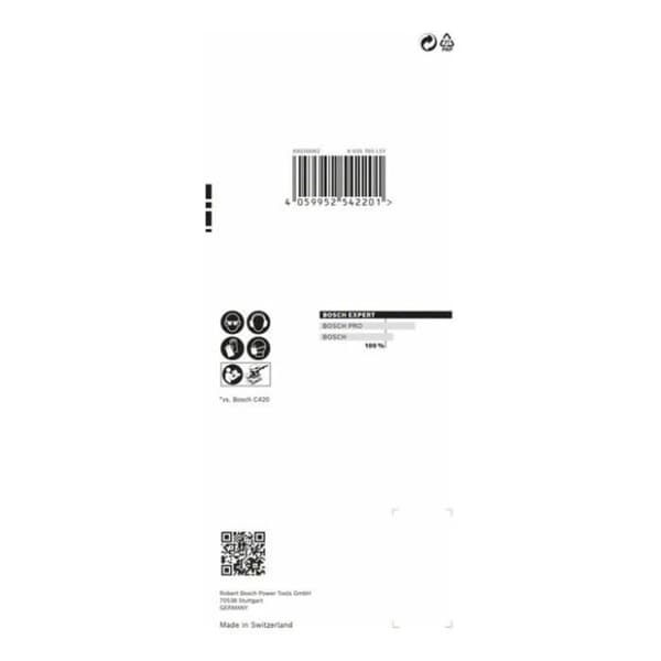Slipark Rektangulär Expert C470 D 80X133mm G 180 - BOSCH - 2608900882