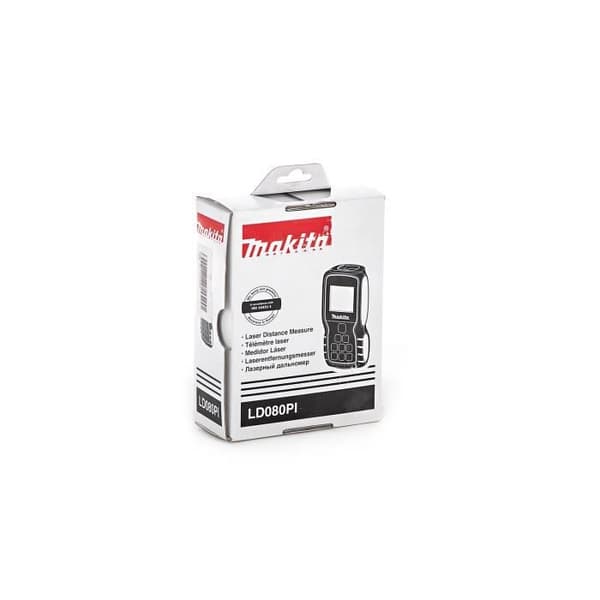 Laseravståndsmätare - MAKITA - LD080PI - Räckvidd 80m - Noggrannhet 2 mm - Blå